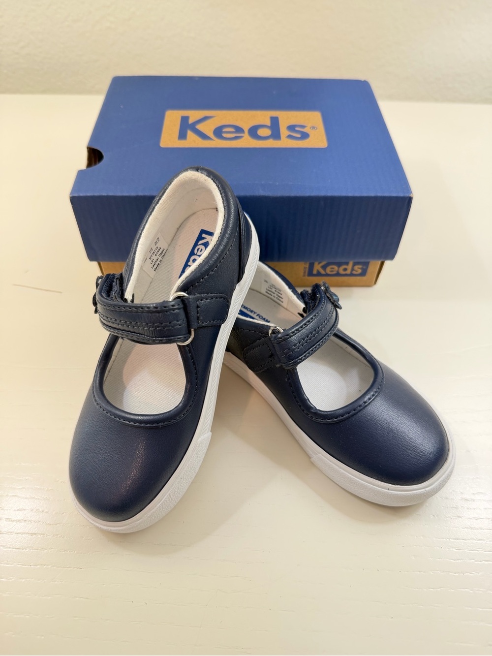 NIB Keds Ella Mary Jane Sneakers Navy 8